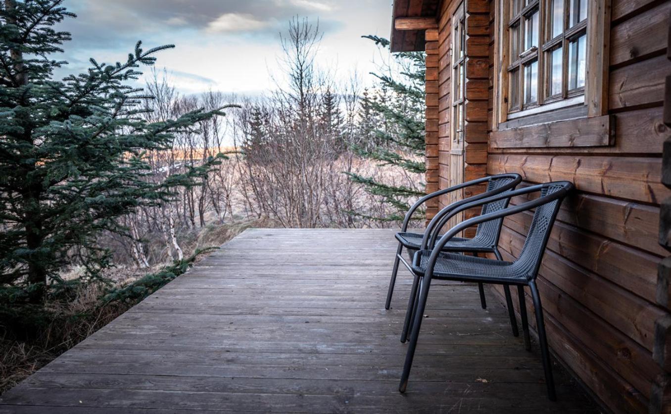 Arngrimslundur Cottages Fludir Buitenkant foto