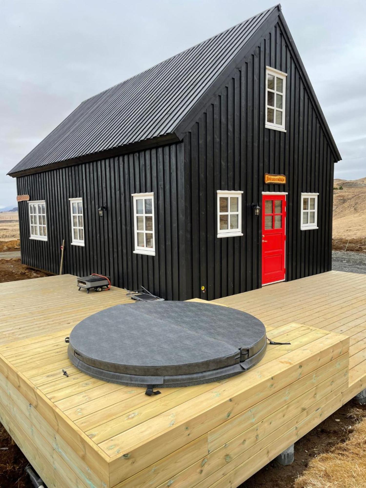 Arngrimslundur Cottages Fludir Buitenkant foto
