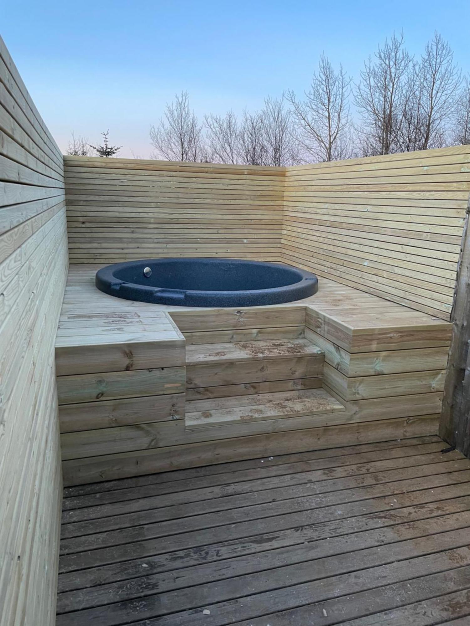 Arngrimslundur Cottages Fludir Buitenkant foto